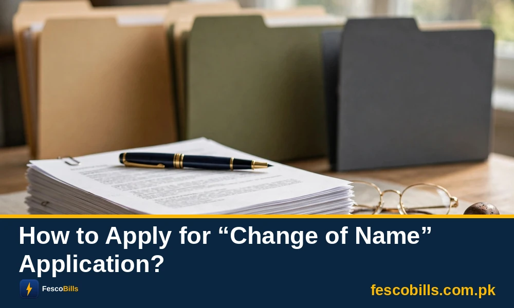 How to Apply for a FESCO “Change of Name” Application?