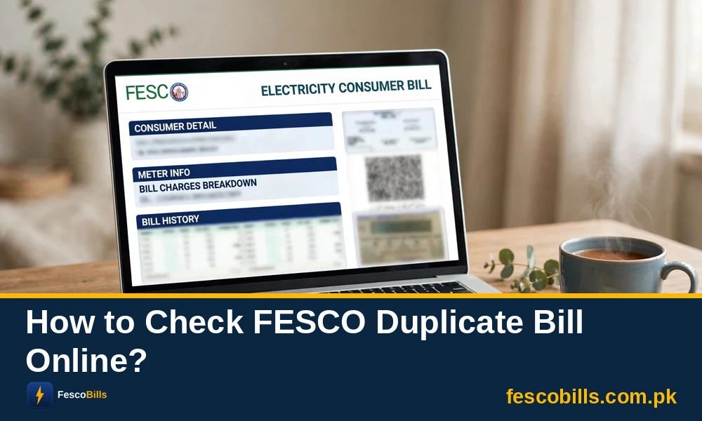 How to Check FESCO Duplicate Bill Online?