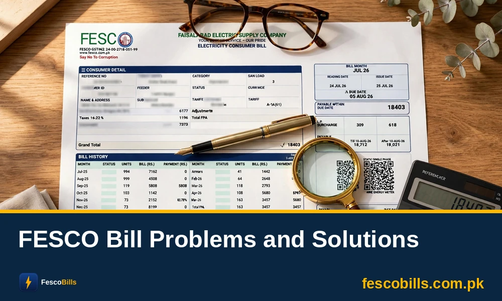 FESCO Bill Problems and Solutions