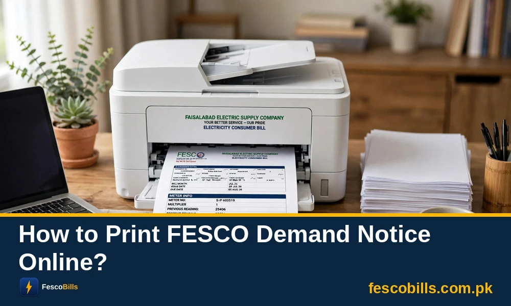 How to Print FESCO Demand Notice Online?